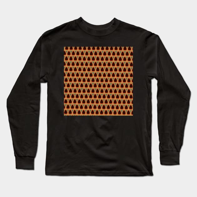 retro pattern Long Sleeve T-Shirt by vixfx